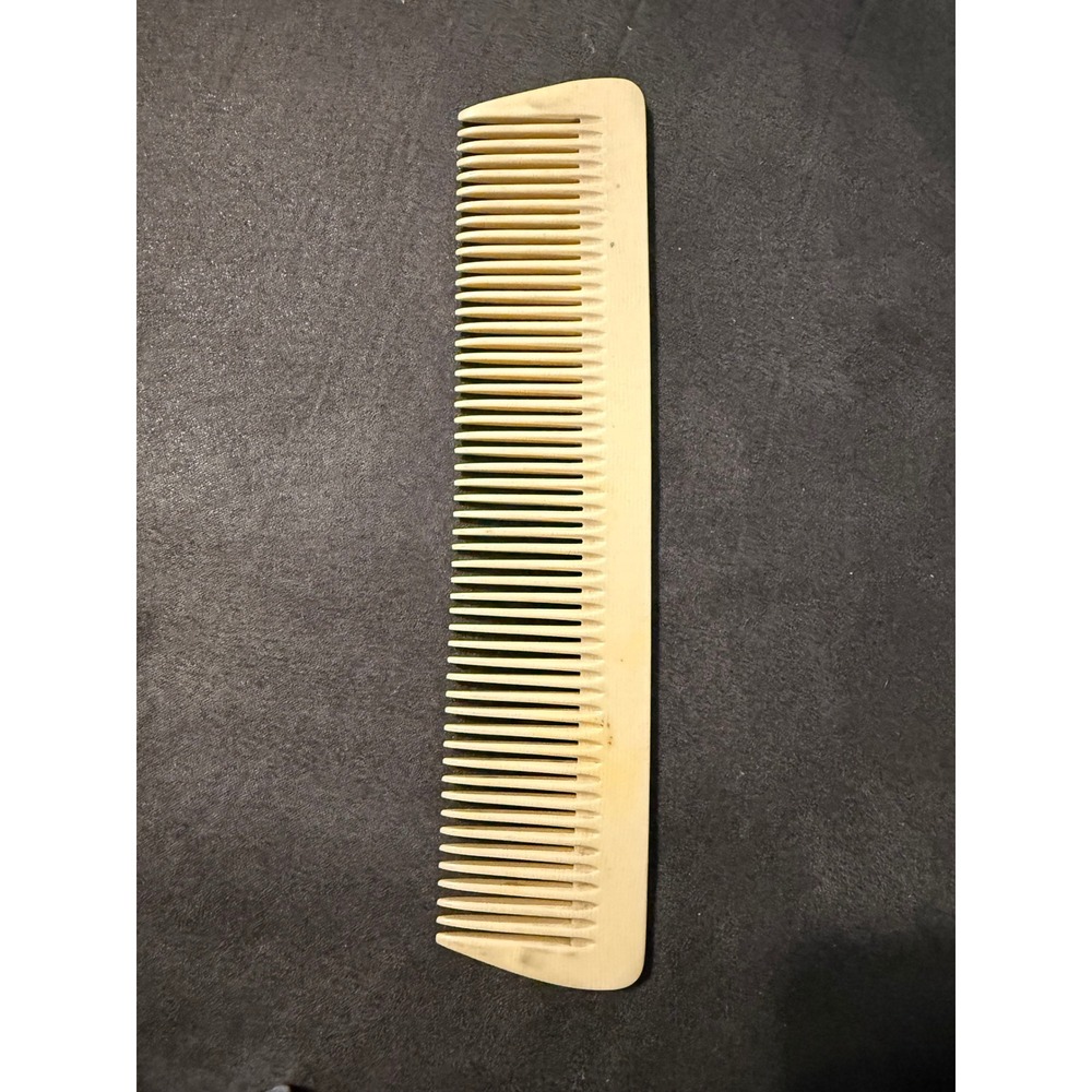 Vintage‎ Natural Hair Comb Classic Dressing Comb Fine Tooth Wood Grooming